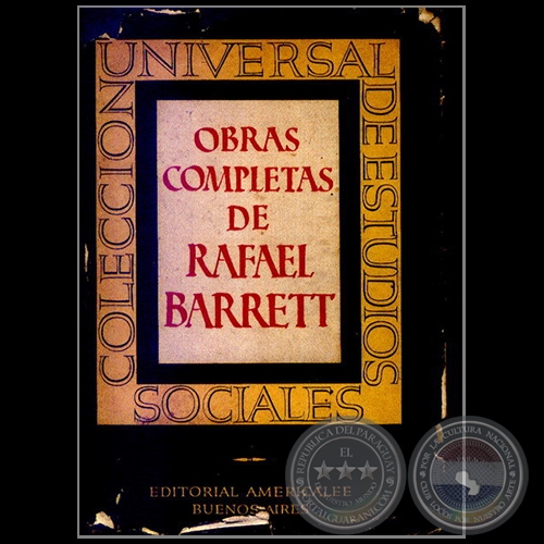 OBRAS COMPLETAS DE RAFAEL BARRETT - Año 1943